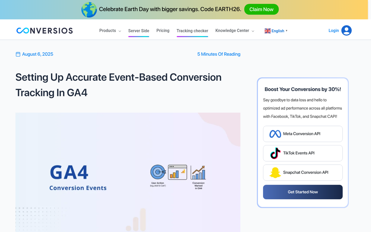 Google Analytics goals configuration settings screen