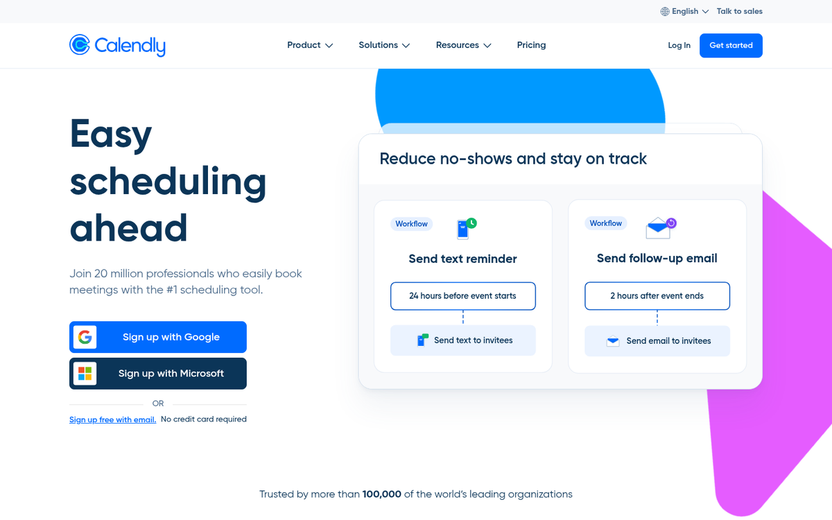 Website sales pitch call to action example