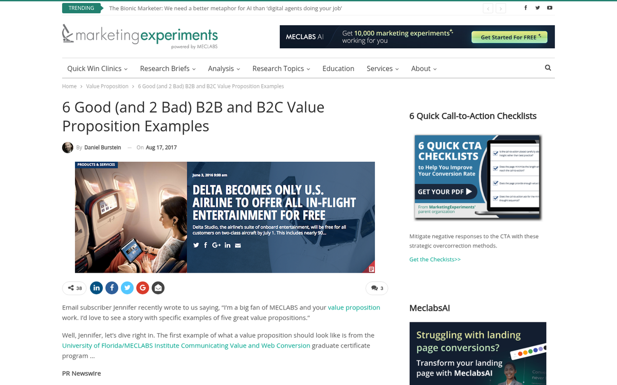Website screenshot showing poor user experience