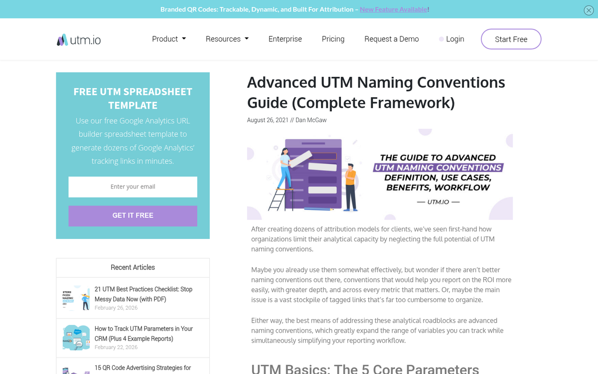 Google Analytics campaign tracking dashboard example