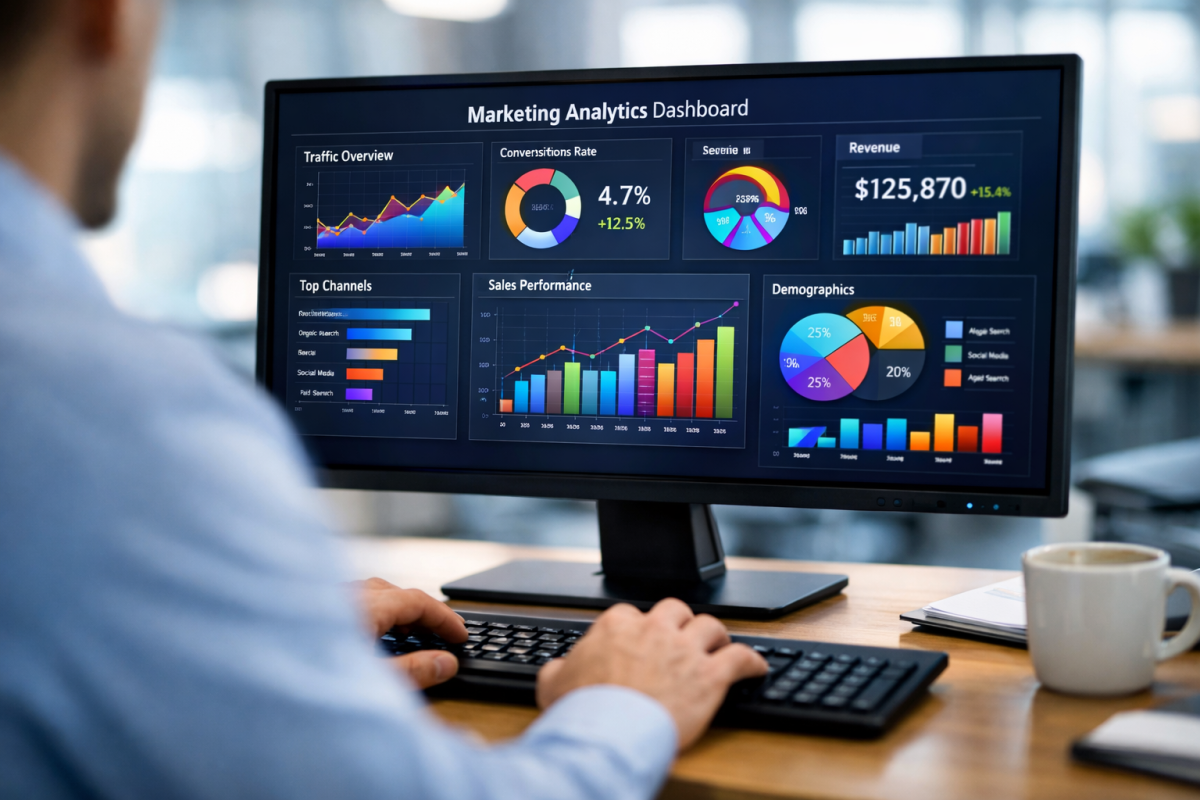 GA4 campaign report dashboard overview