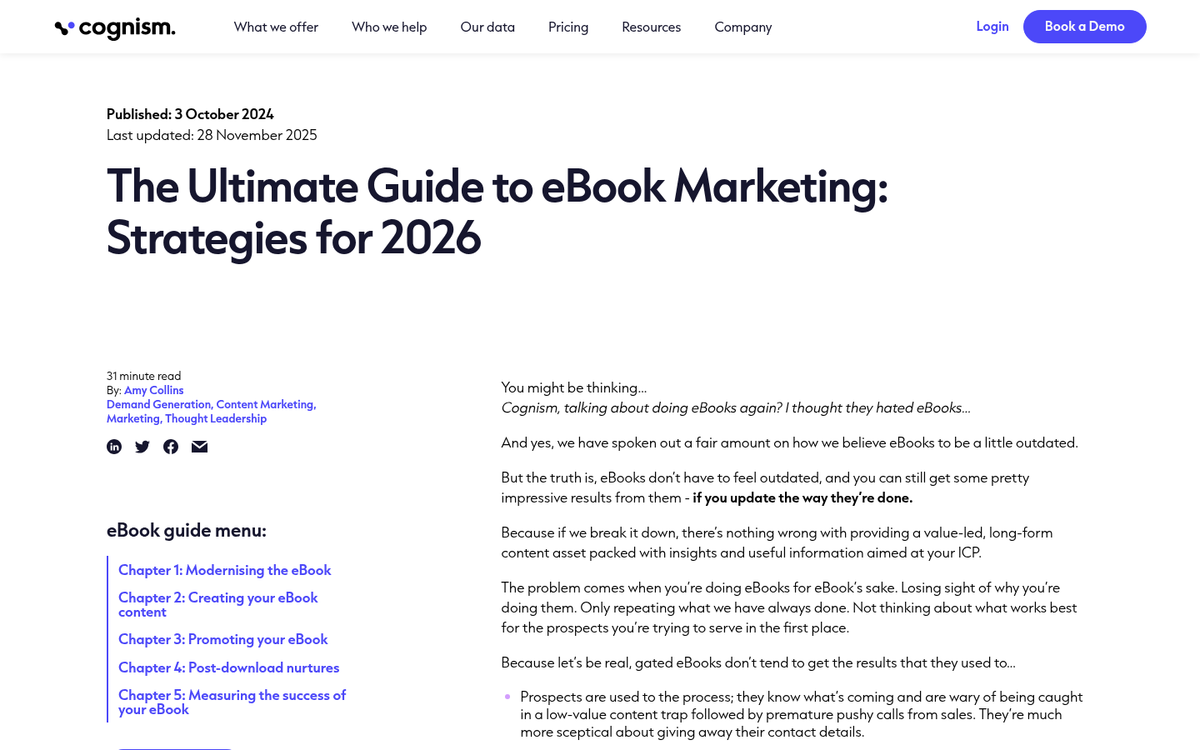 eBook journey from creation to sale