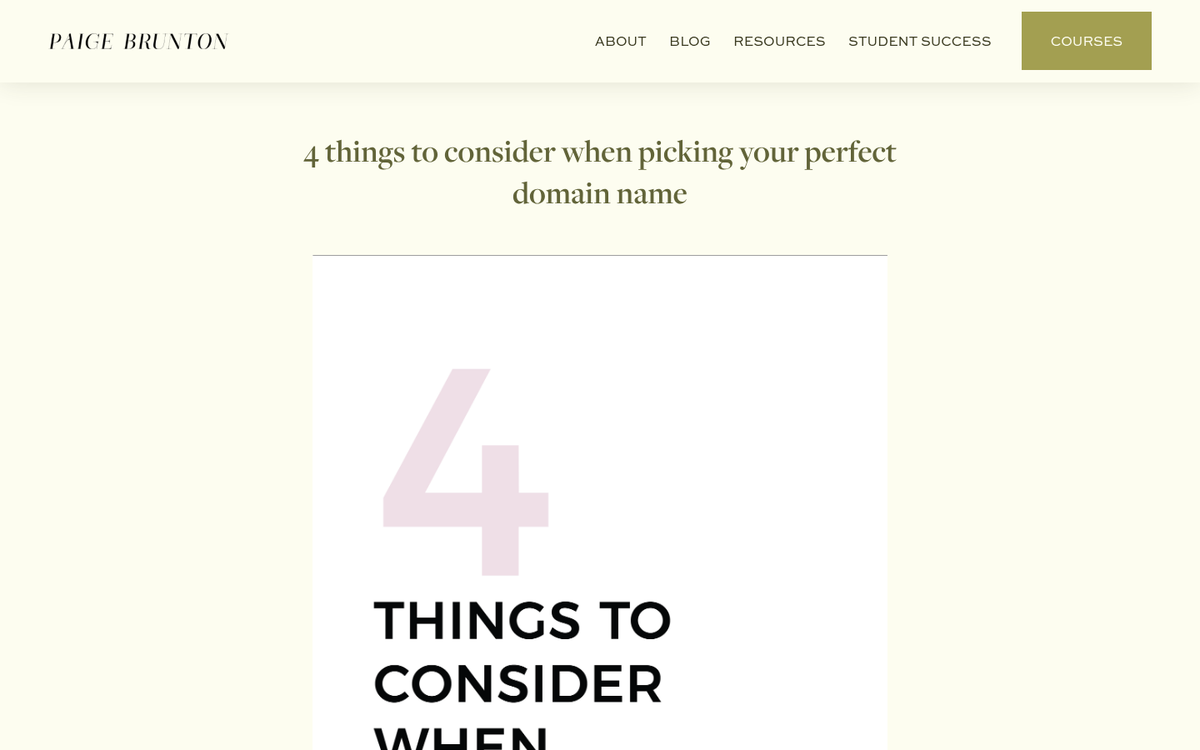 Domain name registration website screenshot