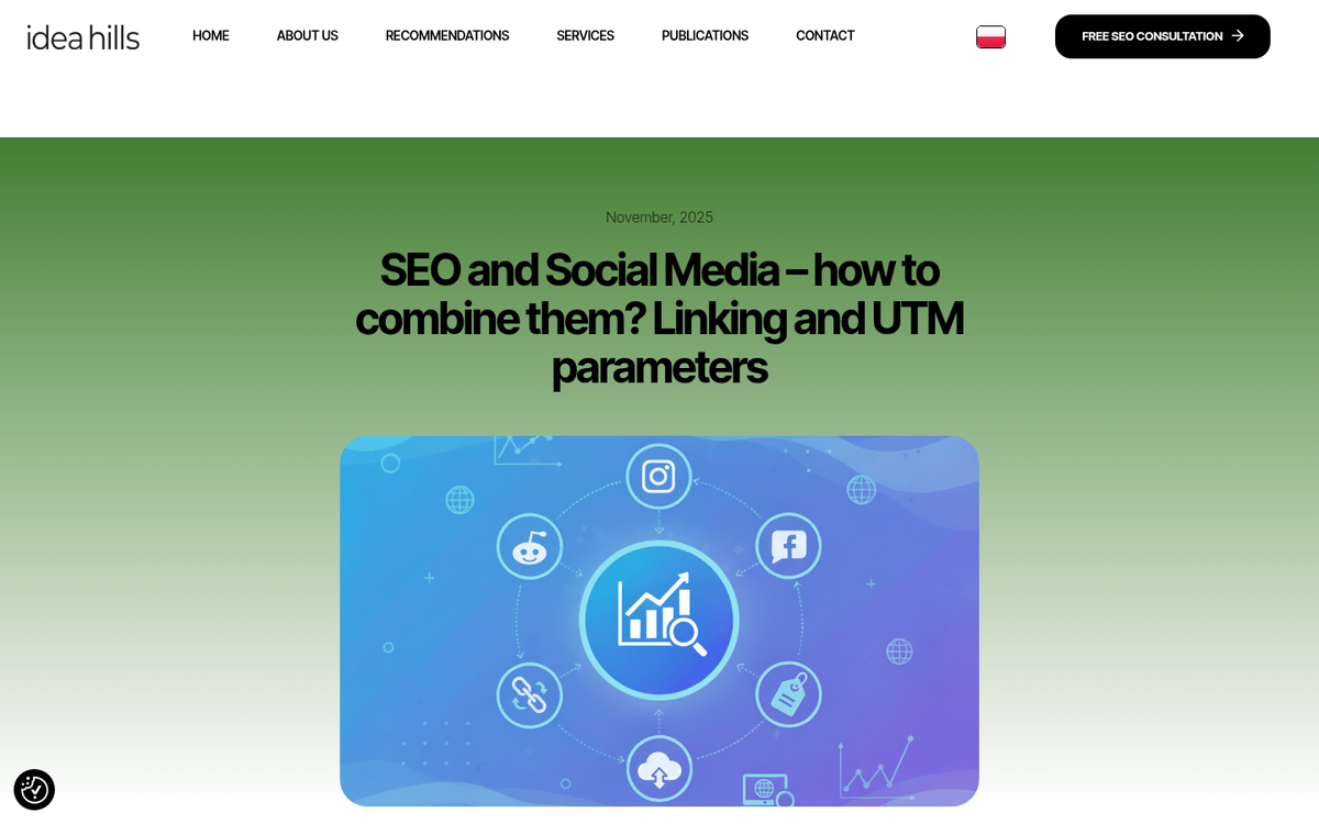 Social media sharing icons on screen