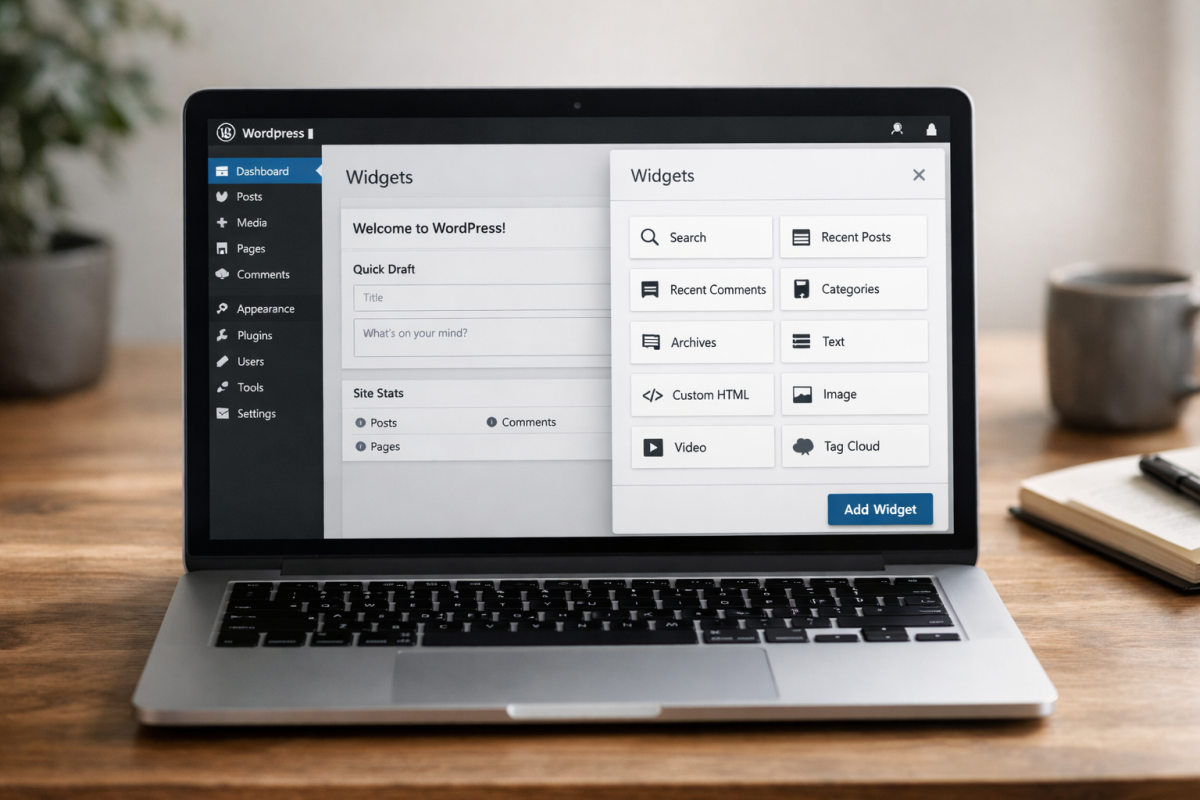 WordPress Ad Widget plugin interface screenshot