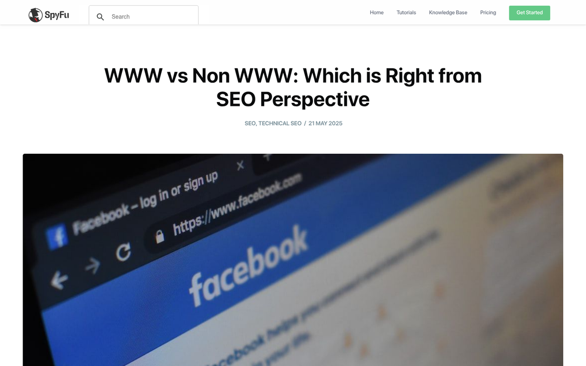 Website URL consistency settings configuration panel