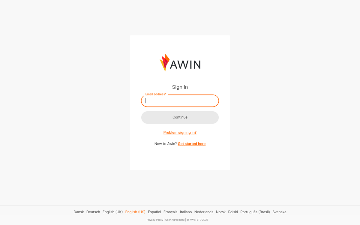 ShareASale affiliate program homepage screenshot
