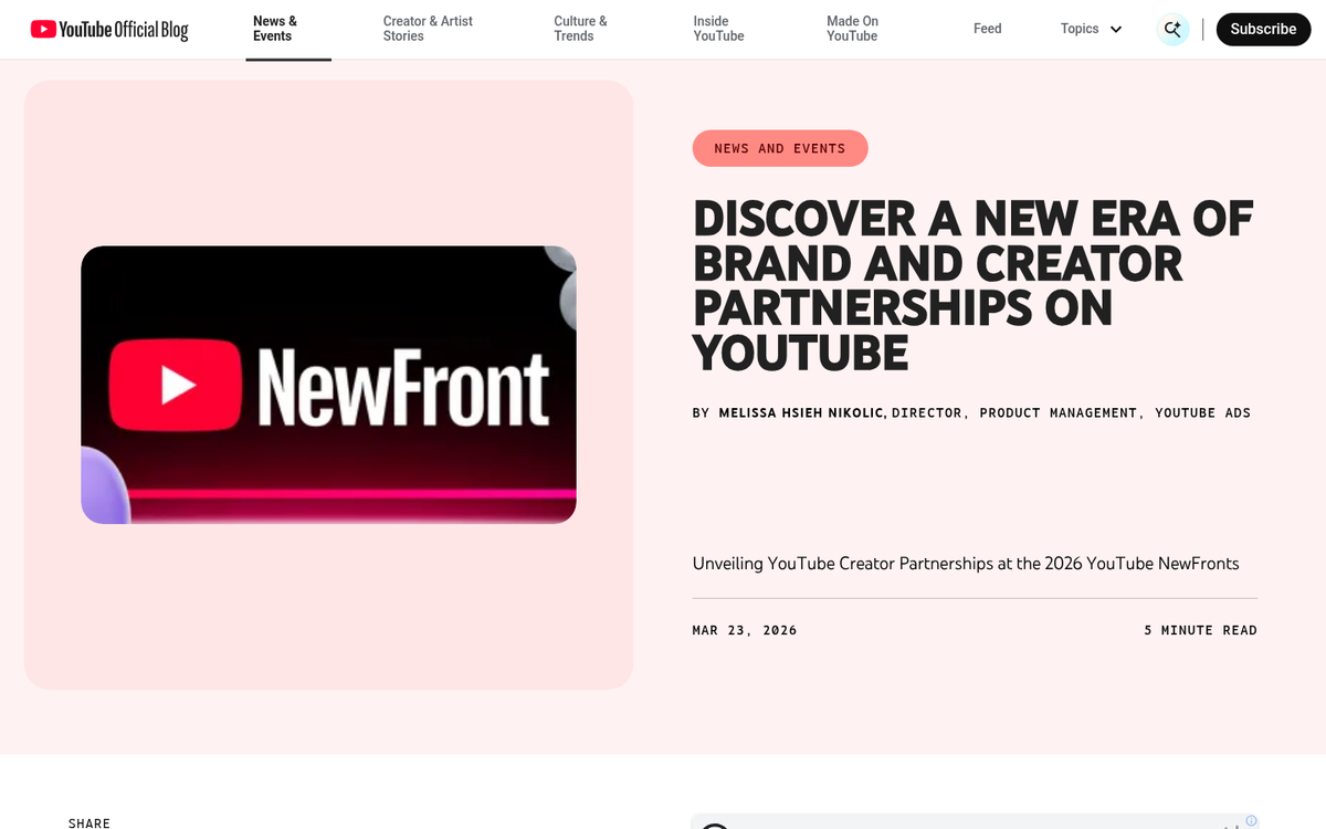 Two video creators collaborating on content
