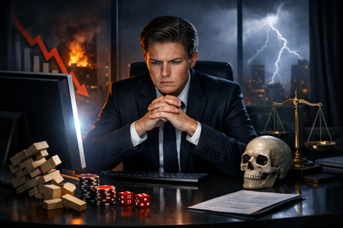 Legal documents and website traffic graphs