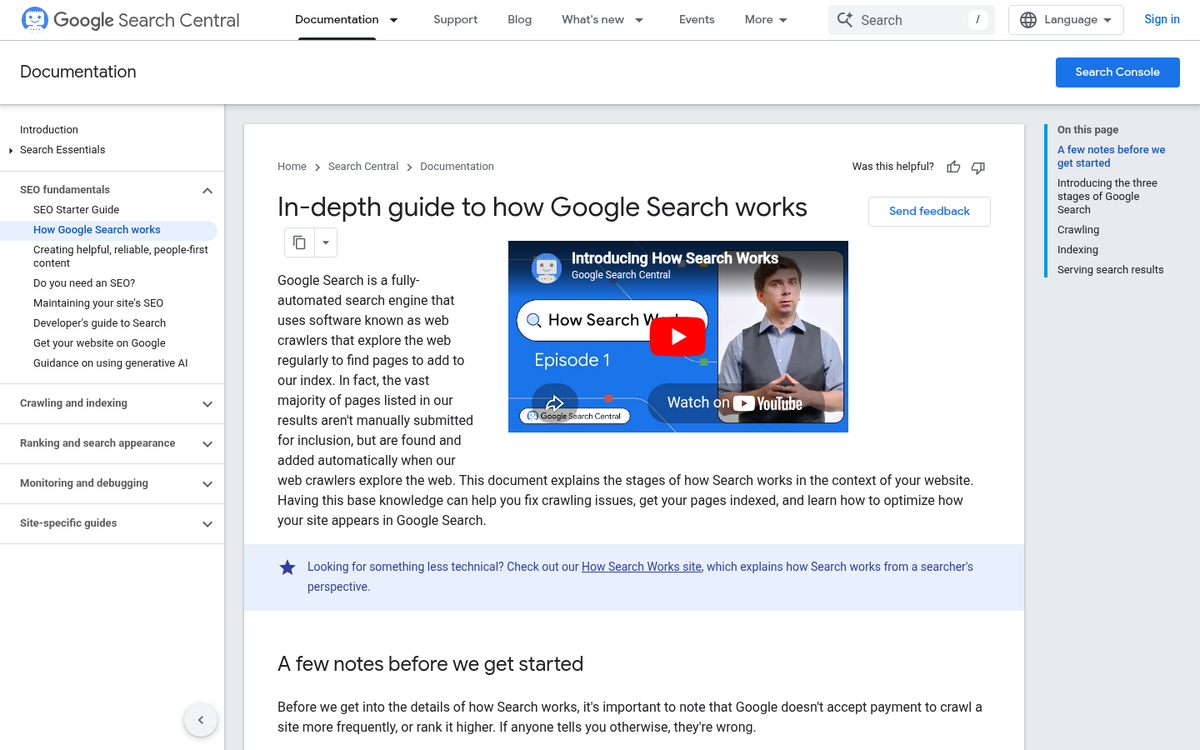 Google crawling and indexing a new website