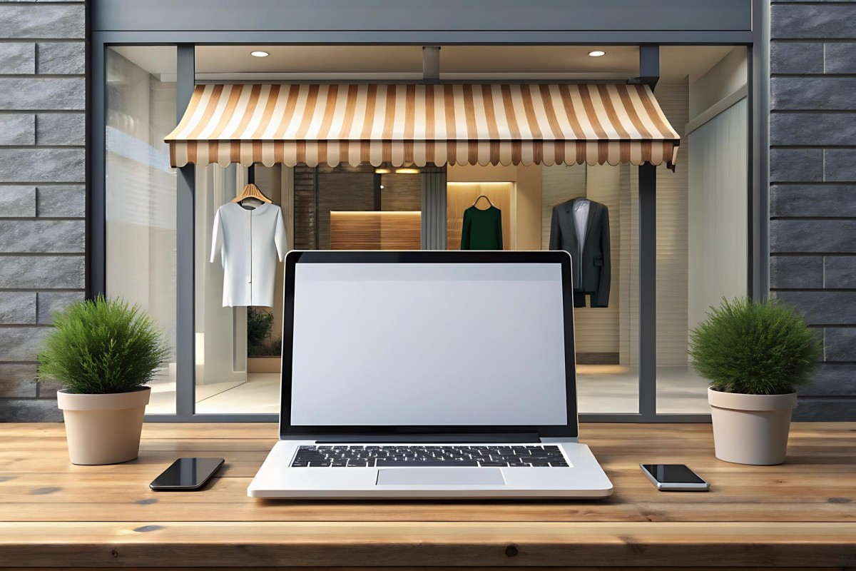 Salesperson closing a deal with client