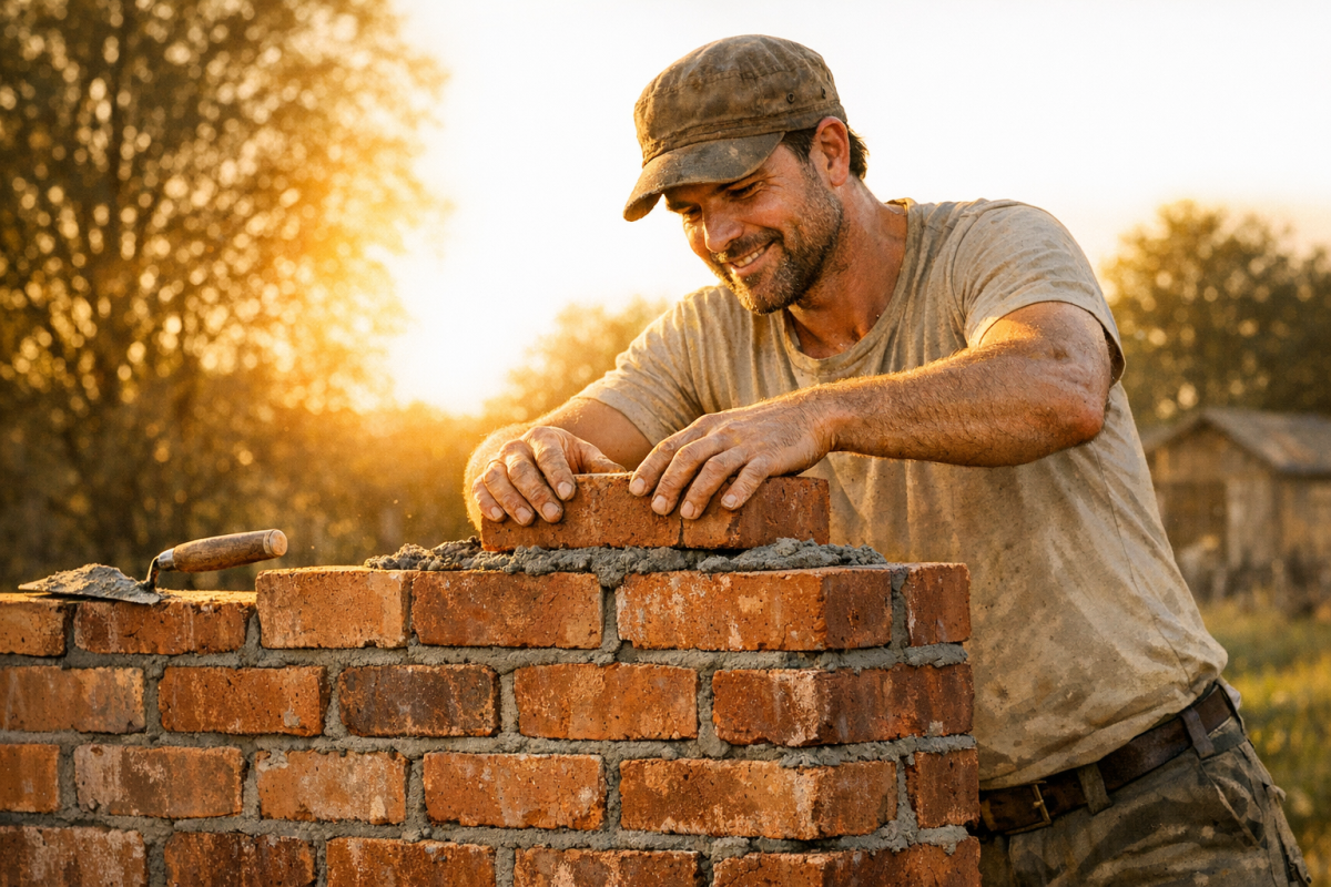 Person building trust and credibility online