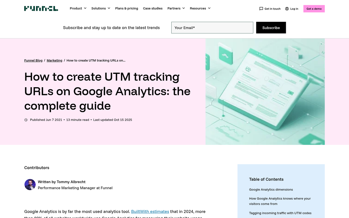 Analytics dashboard showing website traffic data