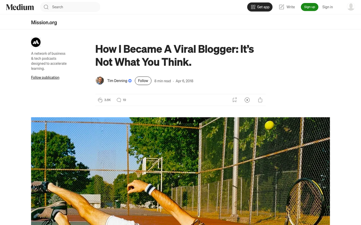 Person building personal brand online presence