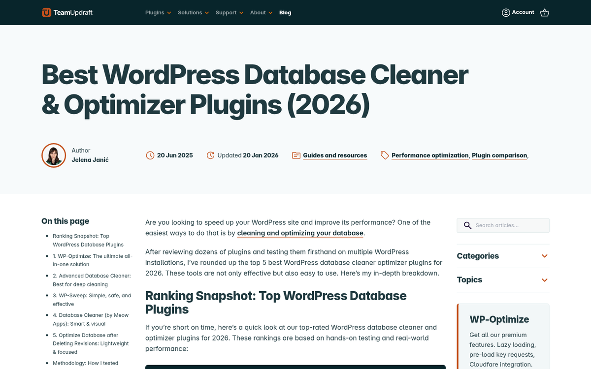 Database query optimization diagram or chart