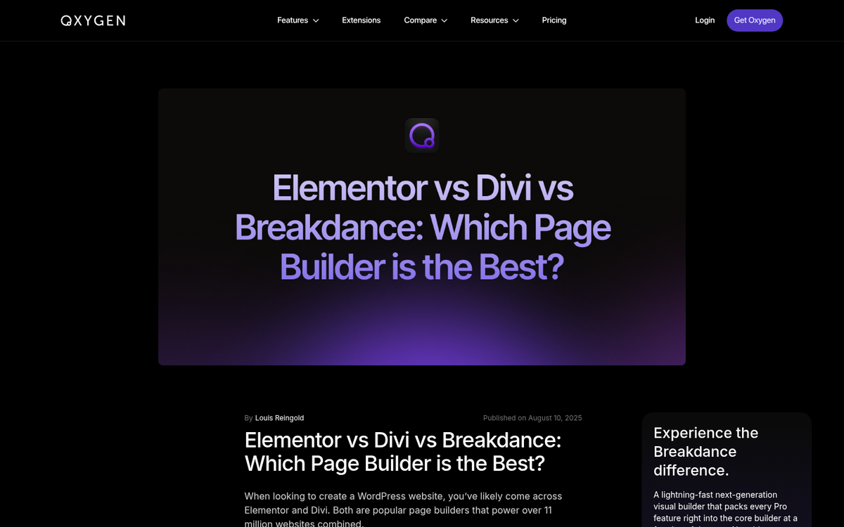 Custom WordPress blog design layout options