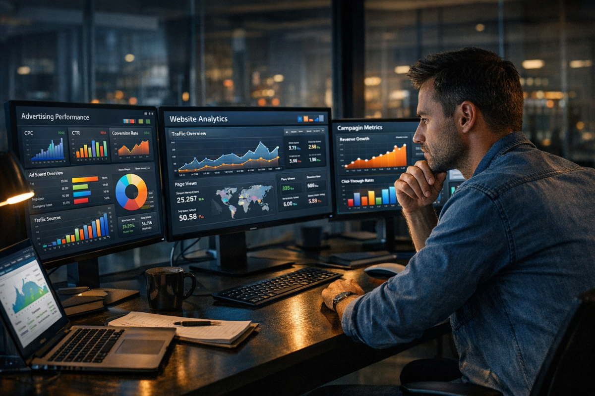 Graph showing rising CPM performance metrics