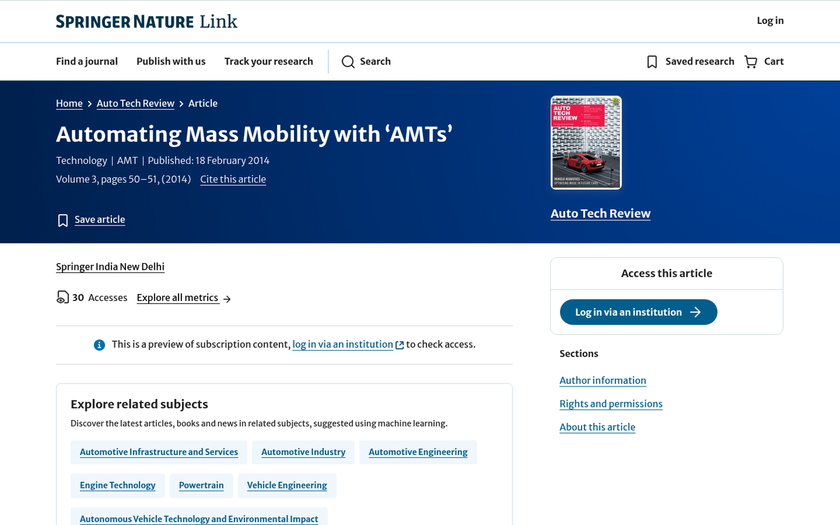 Screenshot of AMT software selling points