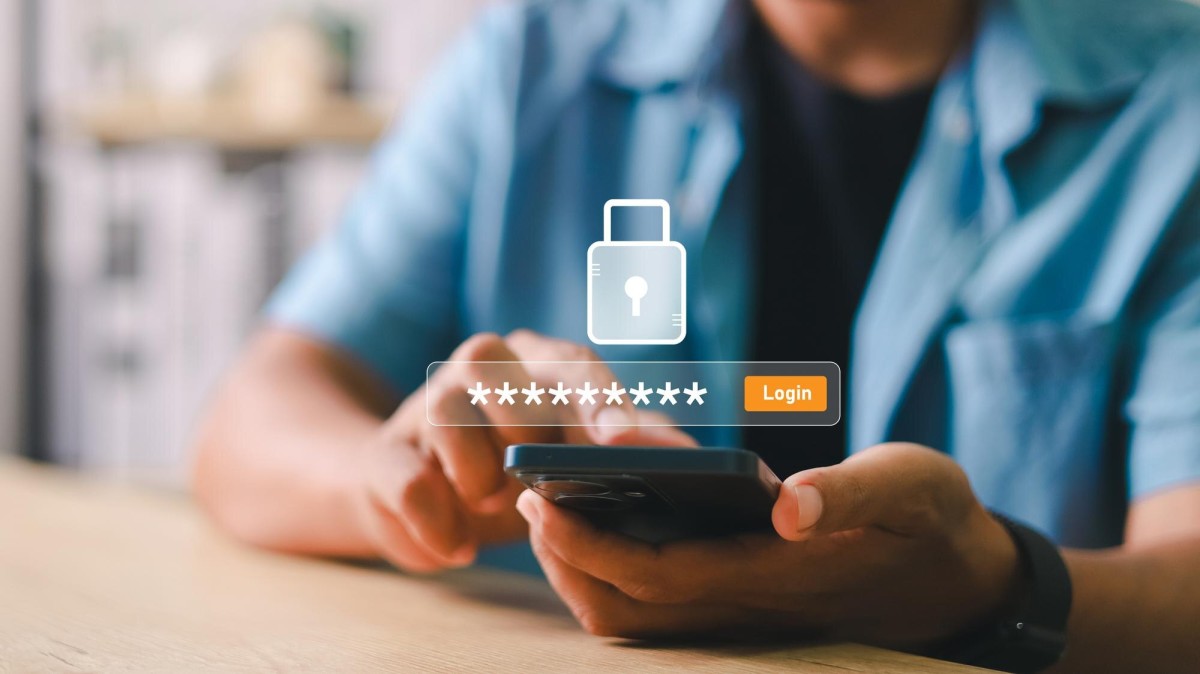 Person reading content behind a paywall