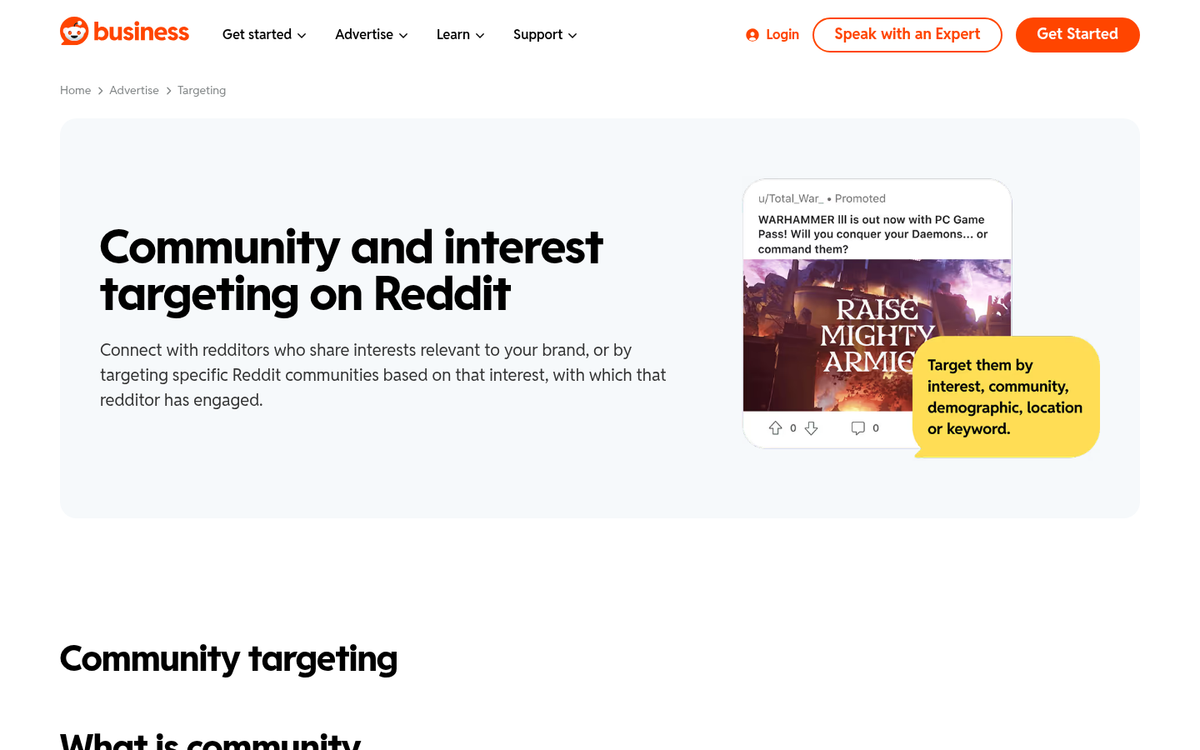 Forum advertisement banner on digital screen