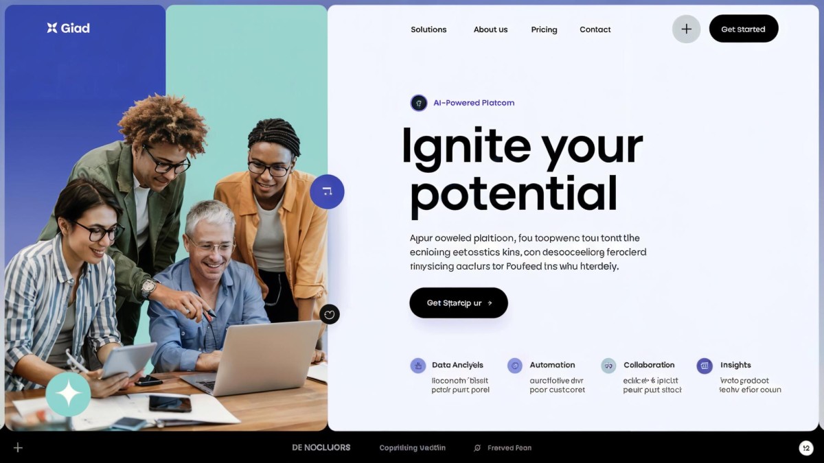 Instapage landing page builder interface screenshot