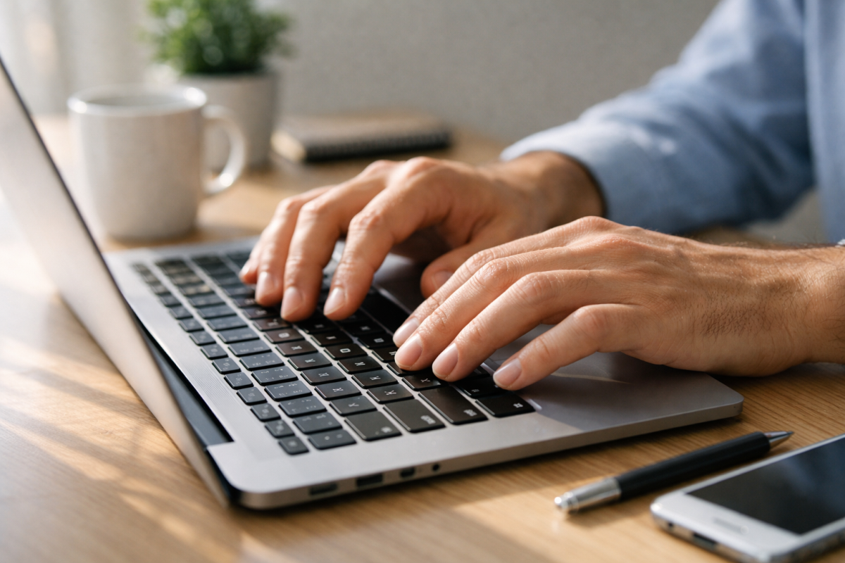 Long H1 tag example on webpage