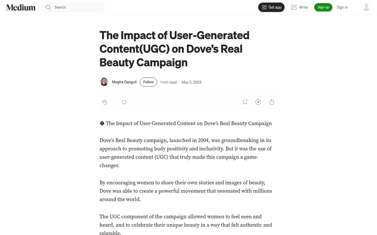 Brand spotlight contest prize webpage screenshot