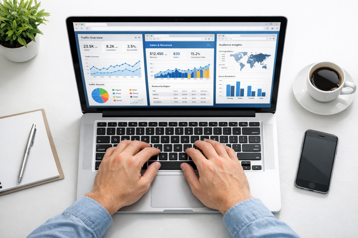 Person claiming business profile on digital platform