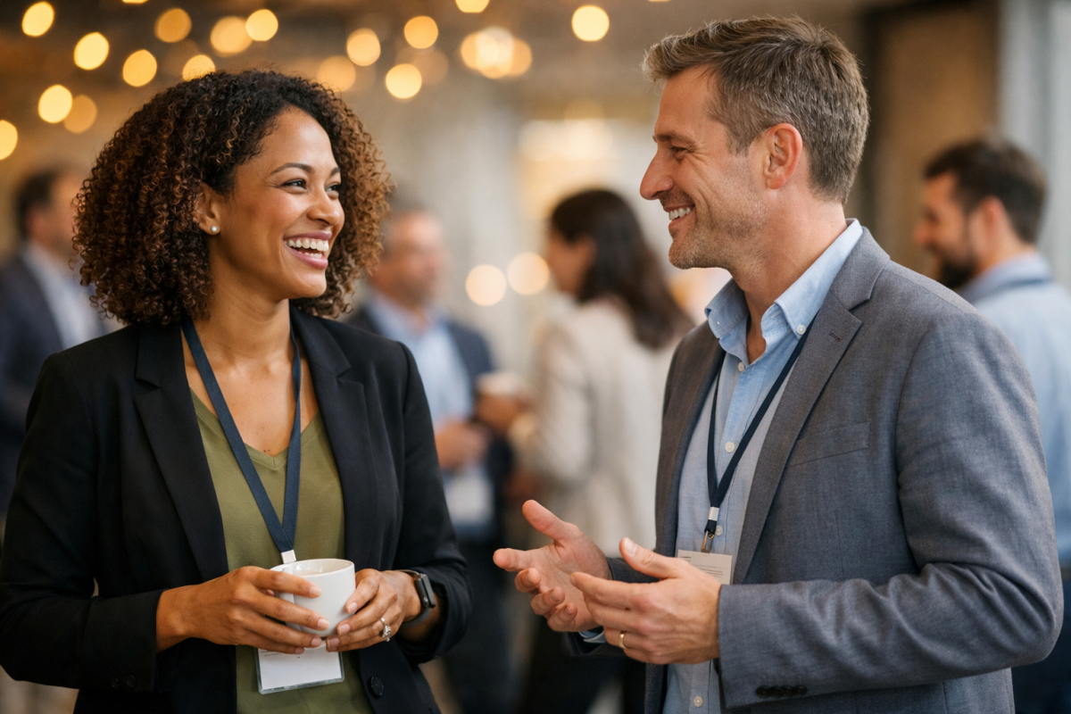 People networking and connecting on LinkedIn