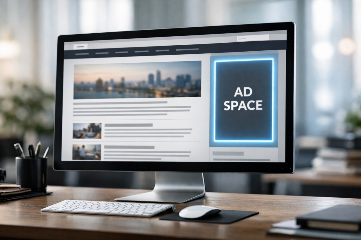 Various AdSense ad size options displayed