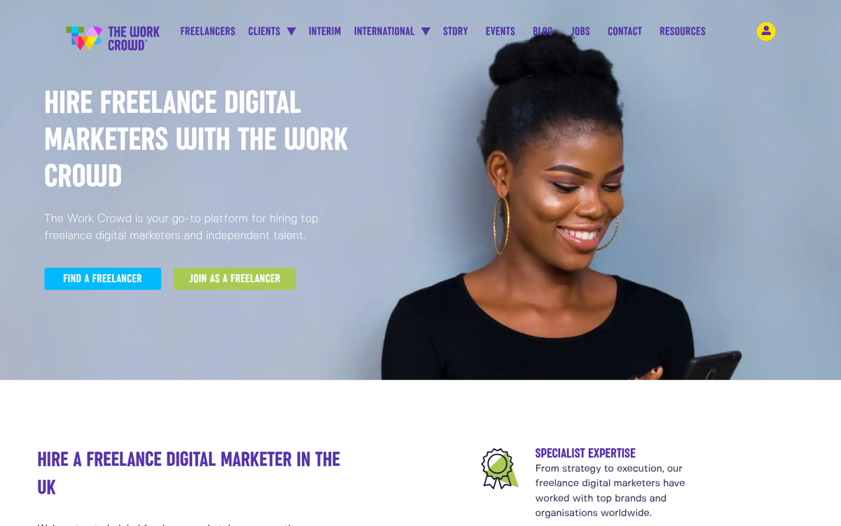 Freelance YouTube promotion service website screenshot