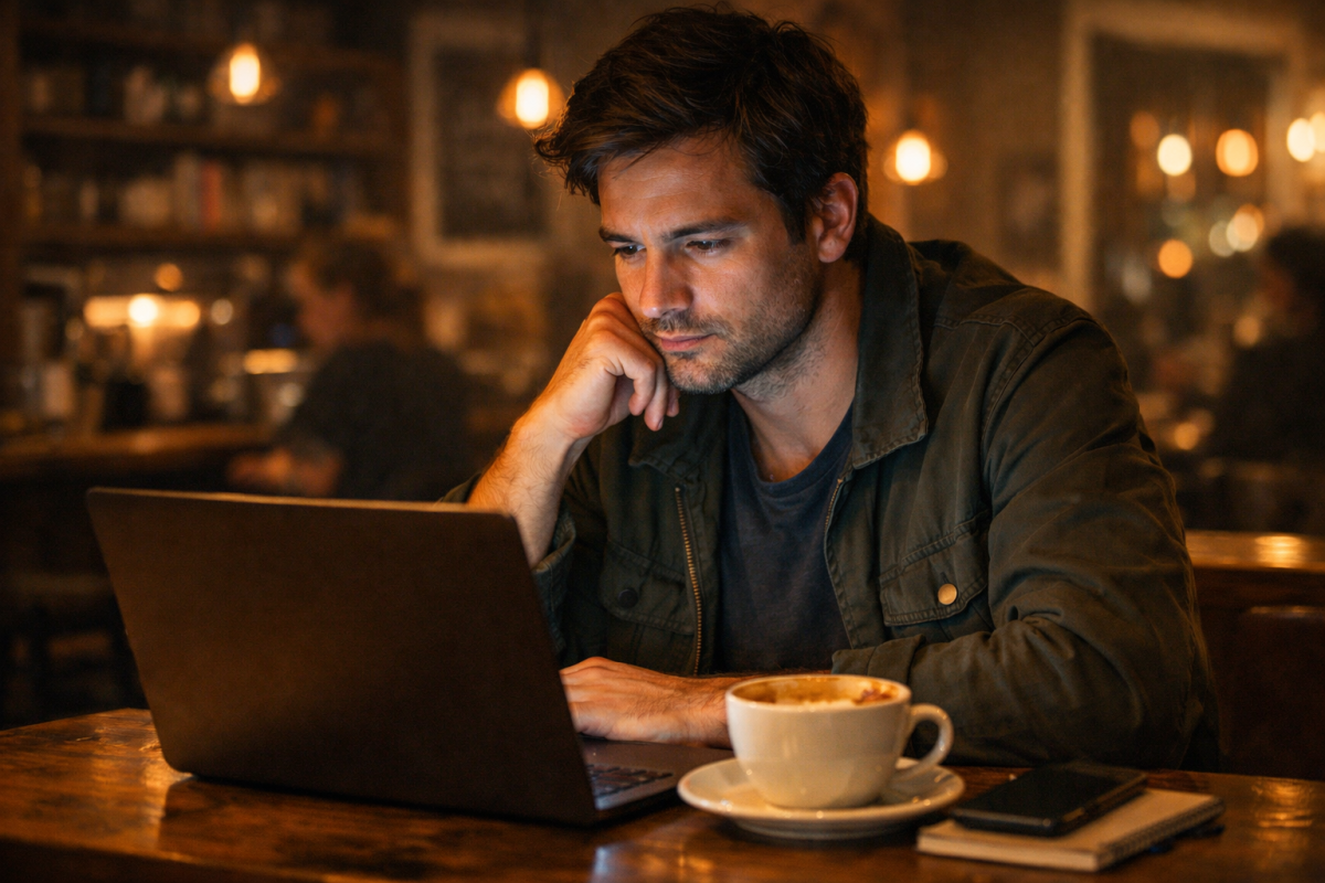 Reddit alien mascot on laptop screen