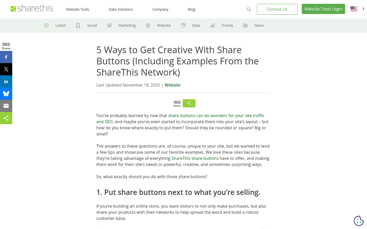 Person asking others to share content