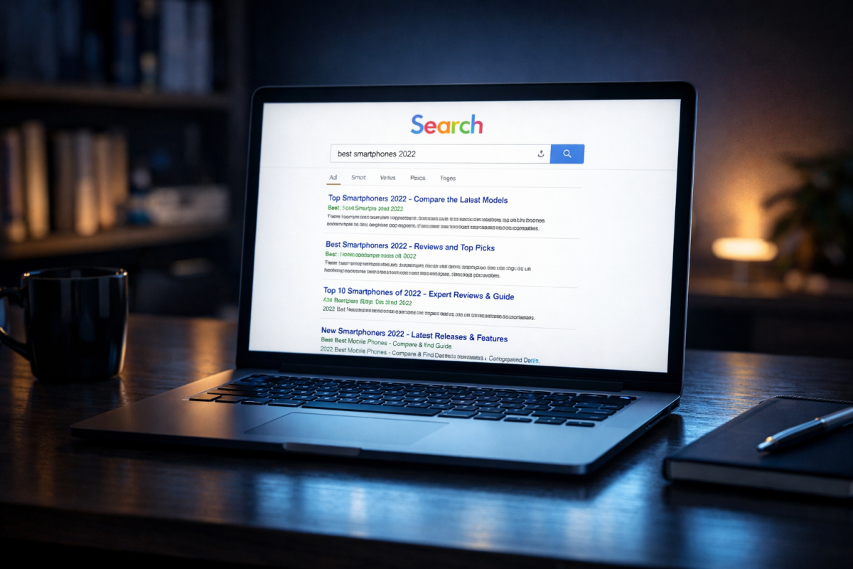 Organic search traffic conversion rate chart