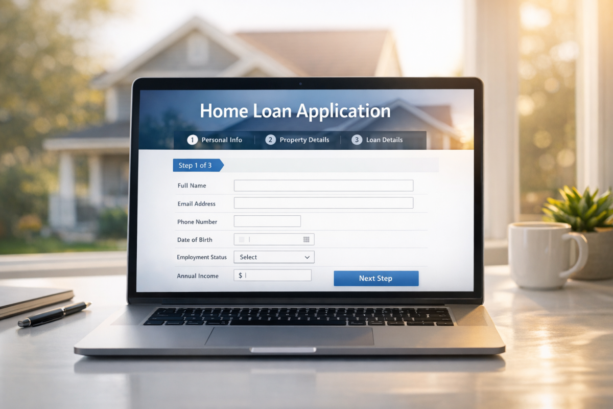 Ooba Home Loans landing page screenshot