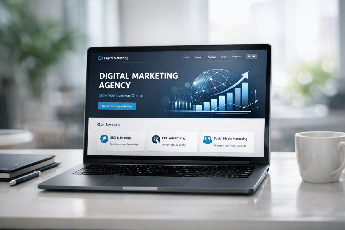 Web Profits landing page conversion example