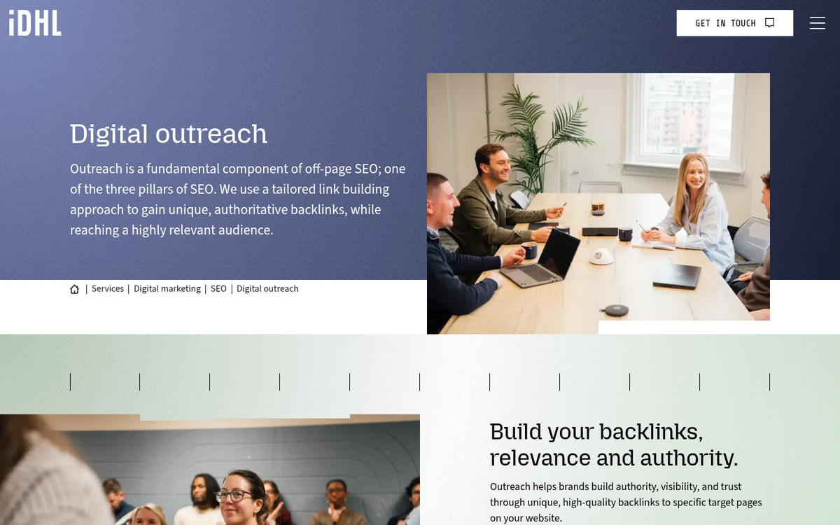 Blogger outreach email mentioning website link