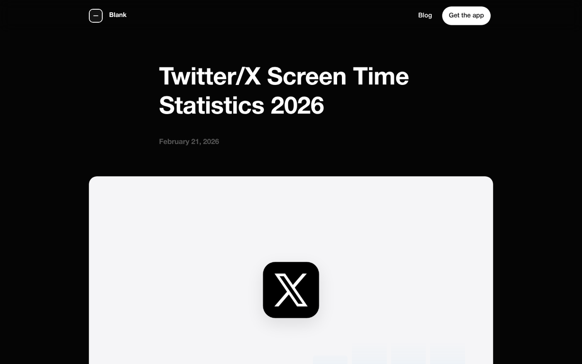 X app interface on mobile screen