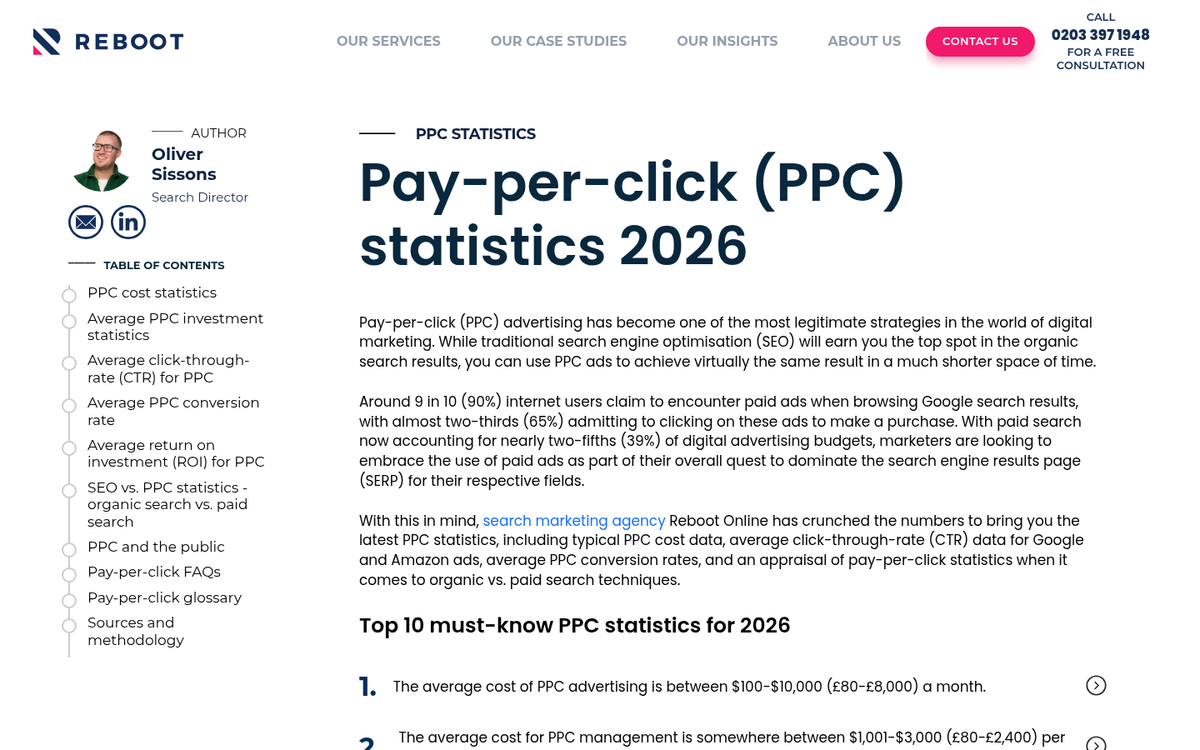 Keyword research tool interface on screen