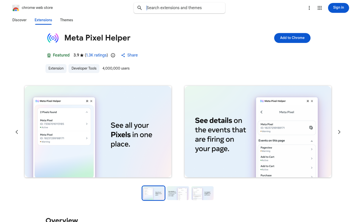 Browser developer tools showing pixel network request