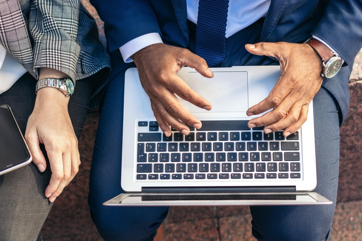 Microsoft and Bing partnership concept illustration