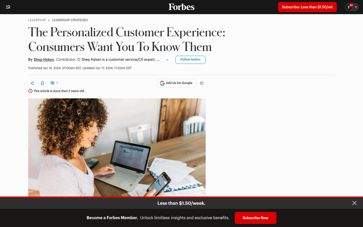 Craving recognition and significance in sales