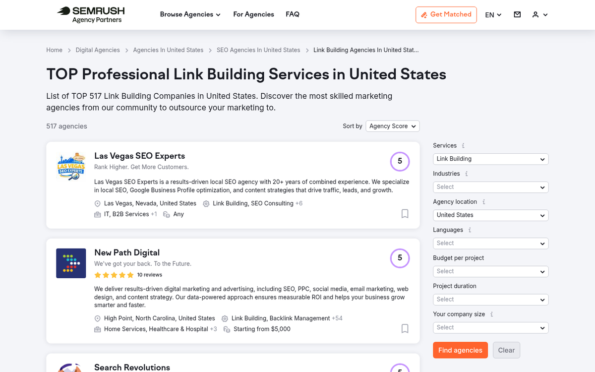 Social network profiles with backlink opportunities