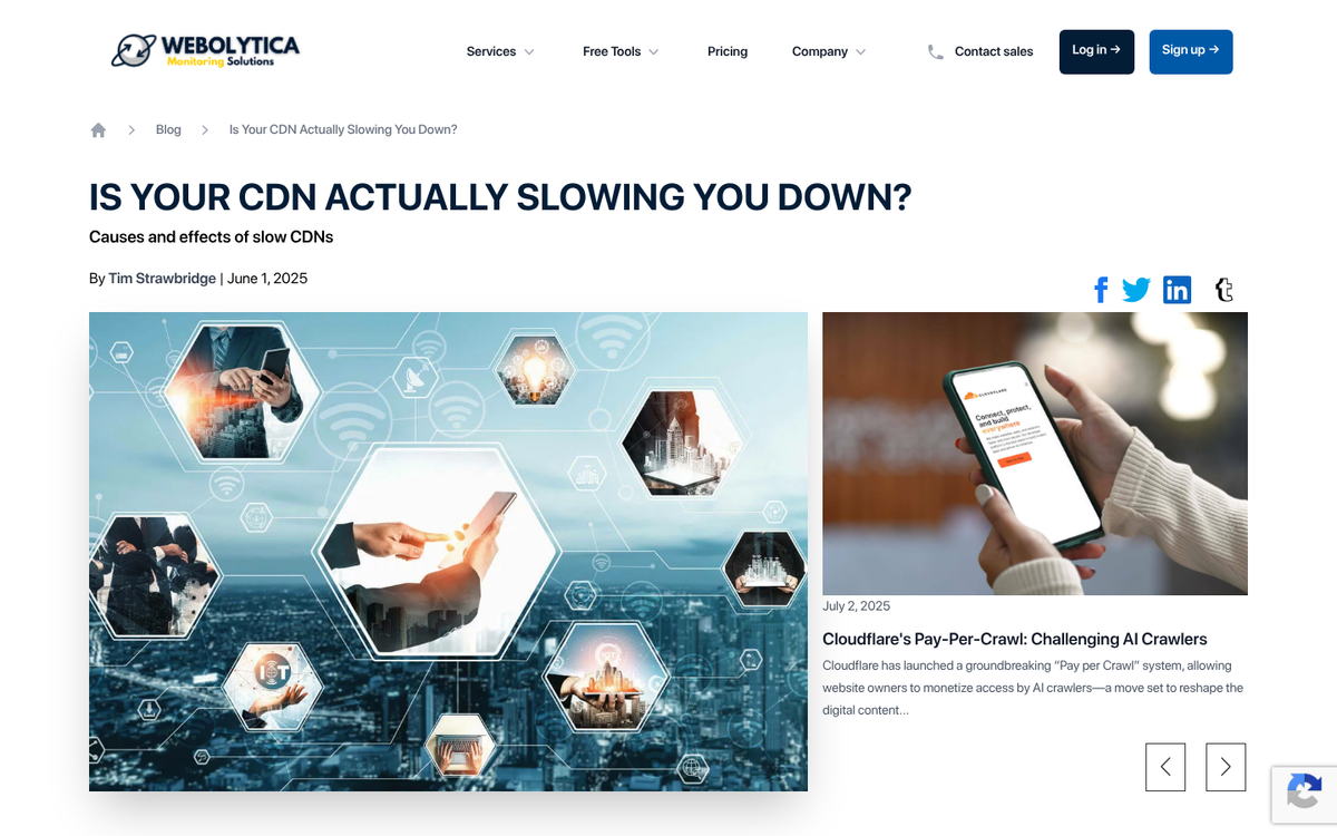 CDN misconfiguration causing slow website loading errors
