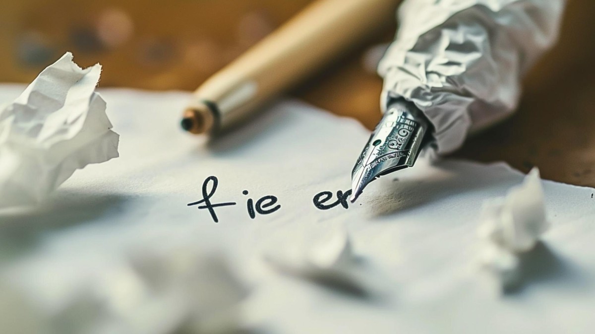 Person secretly writing content for another