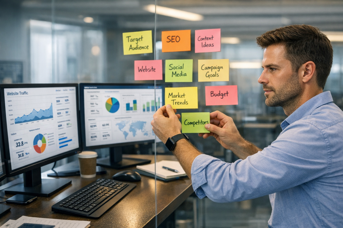 Keywords count balance on a scale