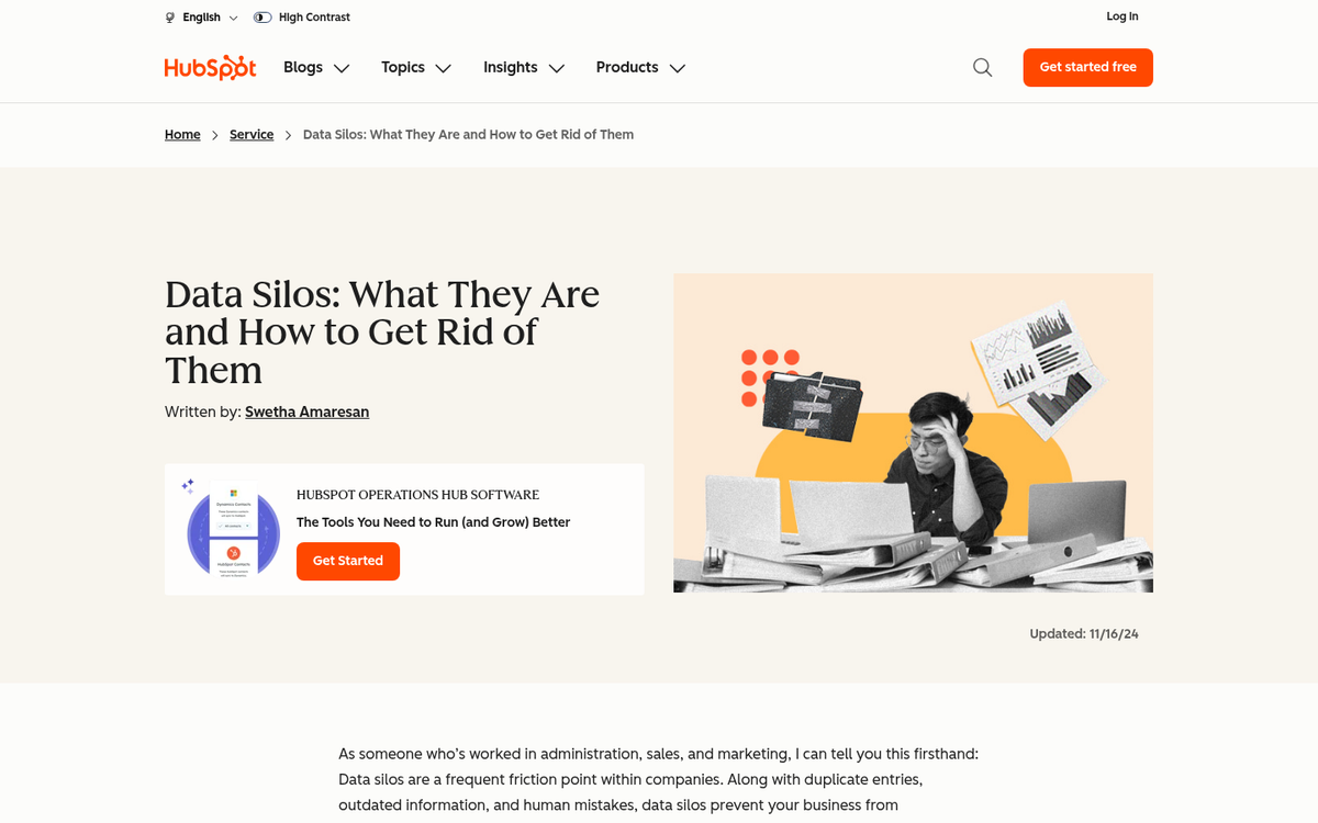 Website silo structure diagram showing categories
