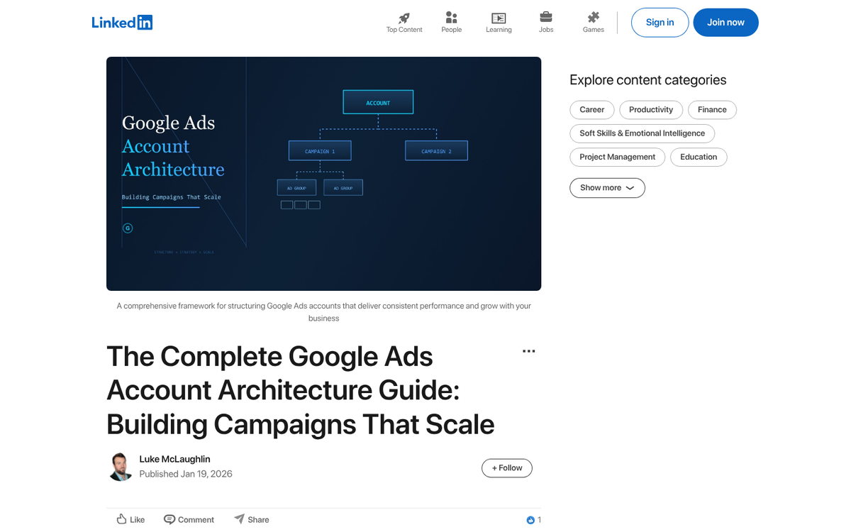 Themed ad campaign targeting specific content silos