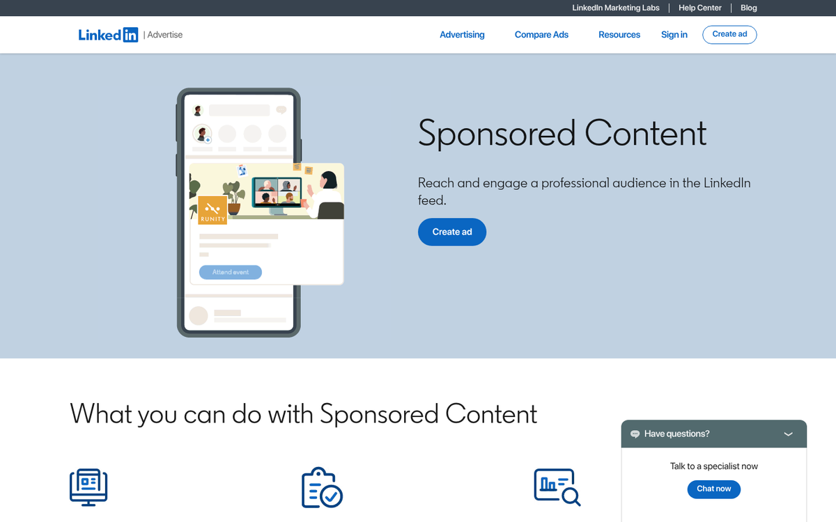 LinkedIn profile or company page screenshot