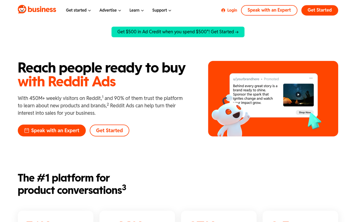 Reddit homepage displayed in browser screenshot